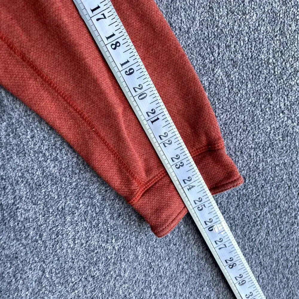 Tommy Bahama Men's Size Medium Orange Long Sleeve 1/4 Zip Pullover Sweater